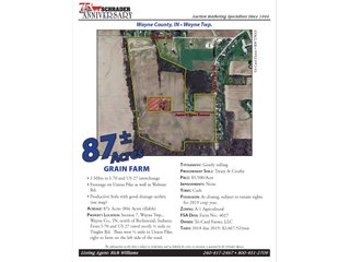 Property photo 1 - 87+/- Acre Grain Farm